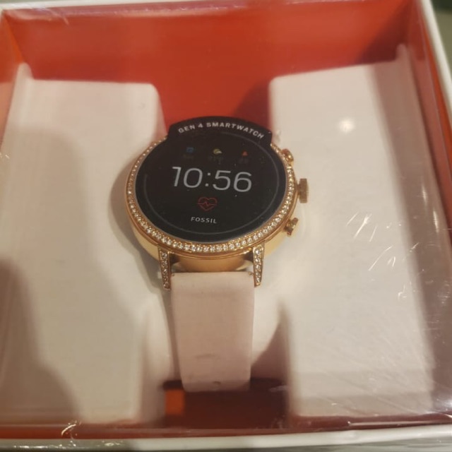 Jual FOSSIL GEN 4 SMARTWATCH VENTURE HR BLUSH LEATHER FTW6015 Shopee Indonesia
