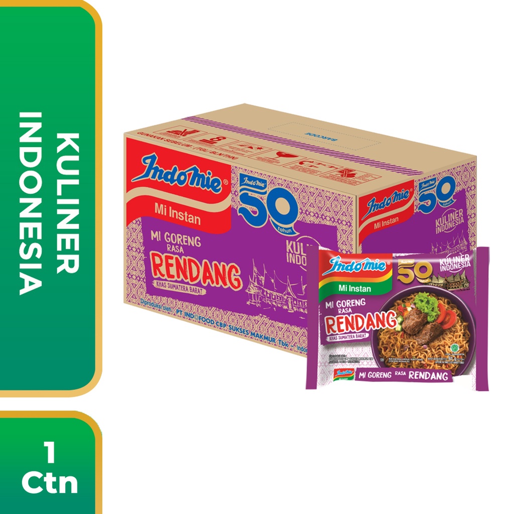Jual 1 Dus Isi 40 Pcs - Indomie Goreng Rendang | Shopee Indonesia