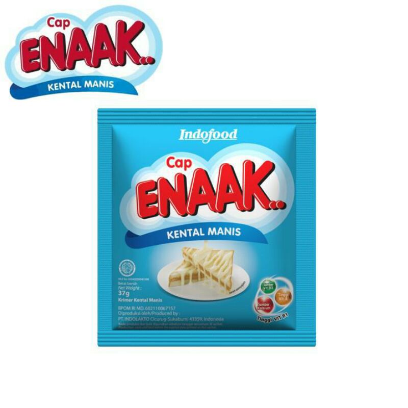Jual Susu kental manis CAP ENAK PUTIH , 1 PACK / 1 RENCENG ISI 6 SACHET ...