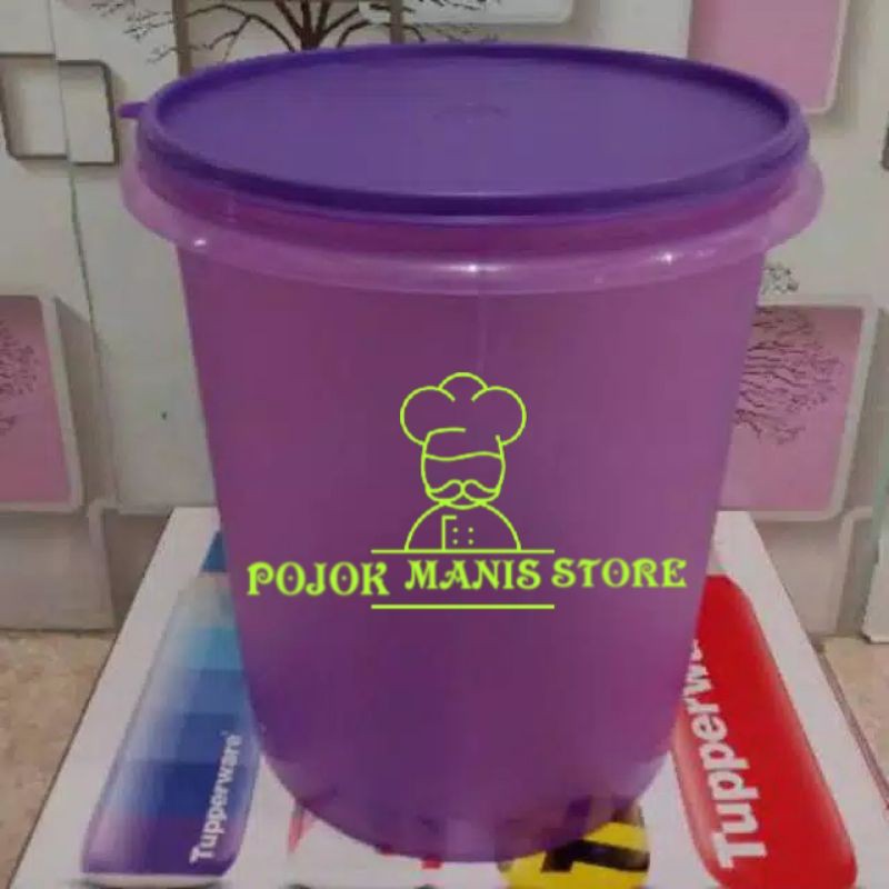 Jual Toples giant canister ungu soft tupperware 8,4 liter Shopee