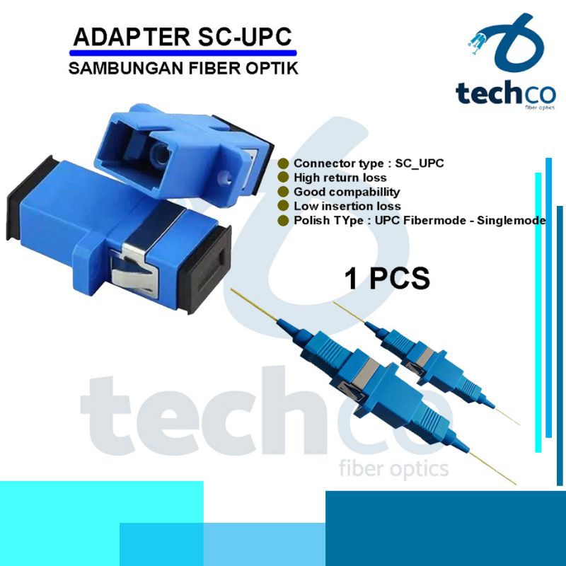 Jual Adapter Sambungan Konektor Sc Upc Fiber Optik Ftth Shopee Indonesia