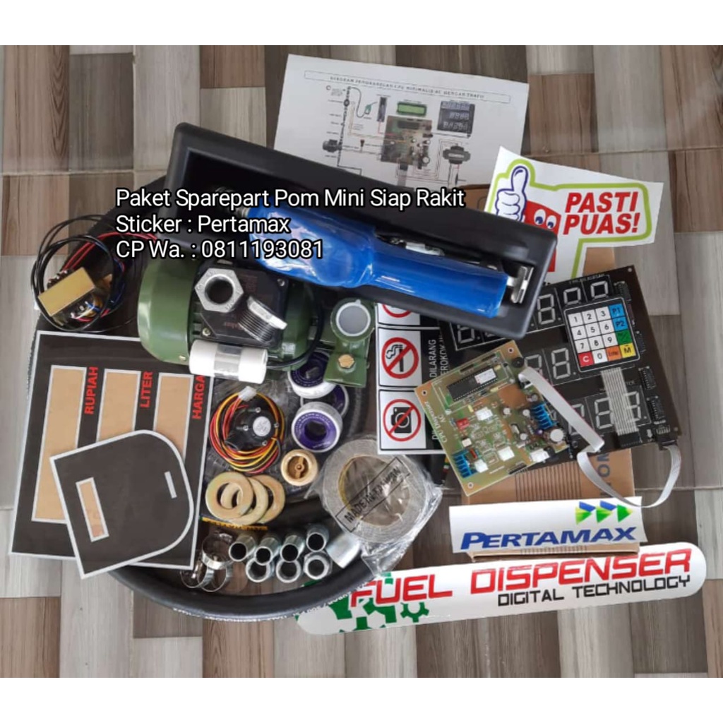 Jual Paket Fullset Sparepart Pom Mini Siap Rakit Ge-Tech Electronik And ...