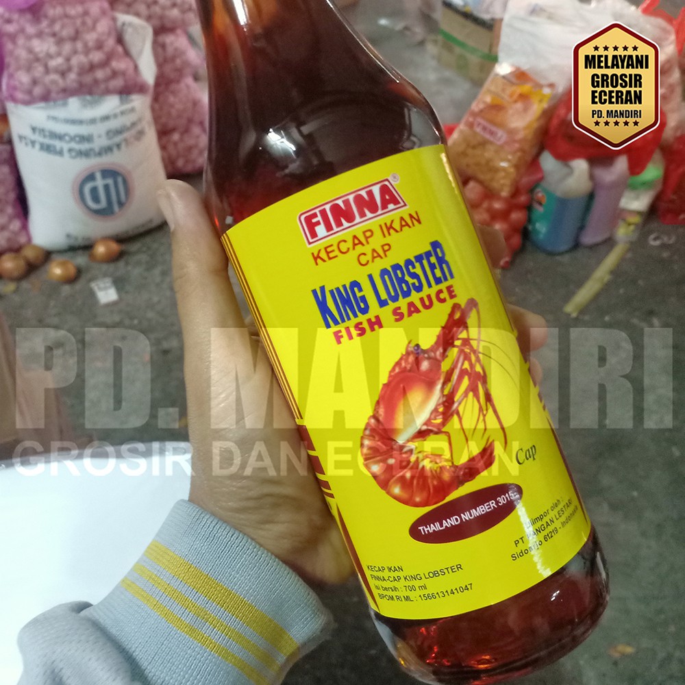 Jual FINNA KECAP IKAN CAP KING LOBSTER 700 ML Shopee Indonesia