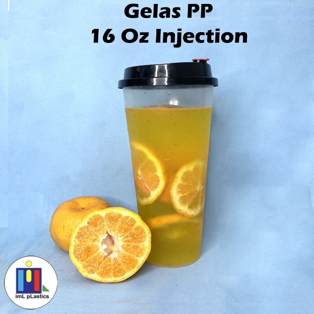 Jual GELAS CUP PP INJECTION / GELAS BOBA / GELAS CHEESE TEA 16 Oz 500ml ...
