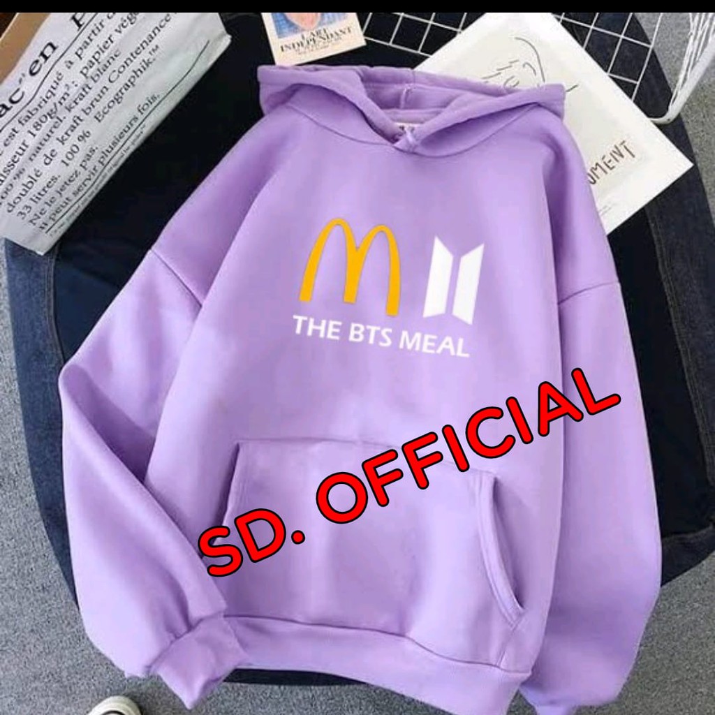 Jual Jaket Hoodie Jumper BTS x MCD the BTS Meal - Sablon DTF | Shopee ...