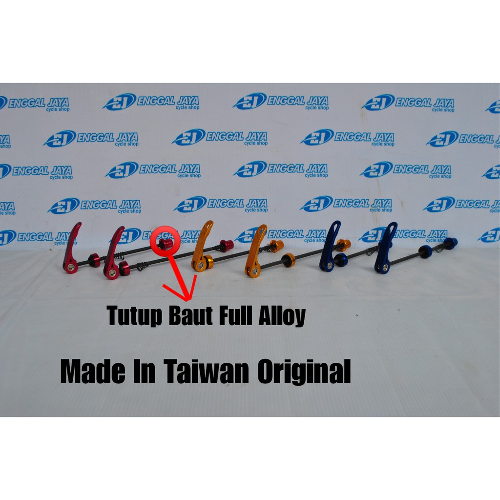 Jual Sepasang Baut As Roda QR Quick Release Taiwan Original - As QR ...
