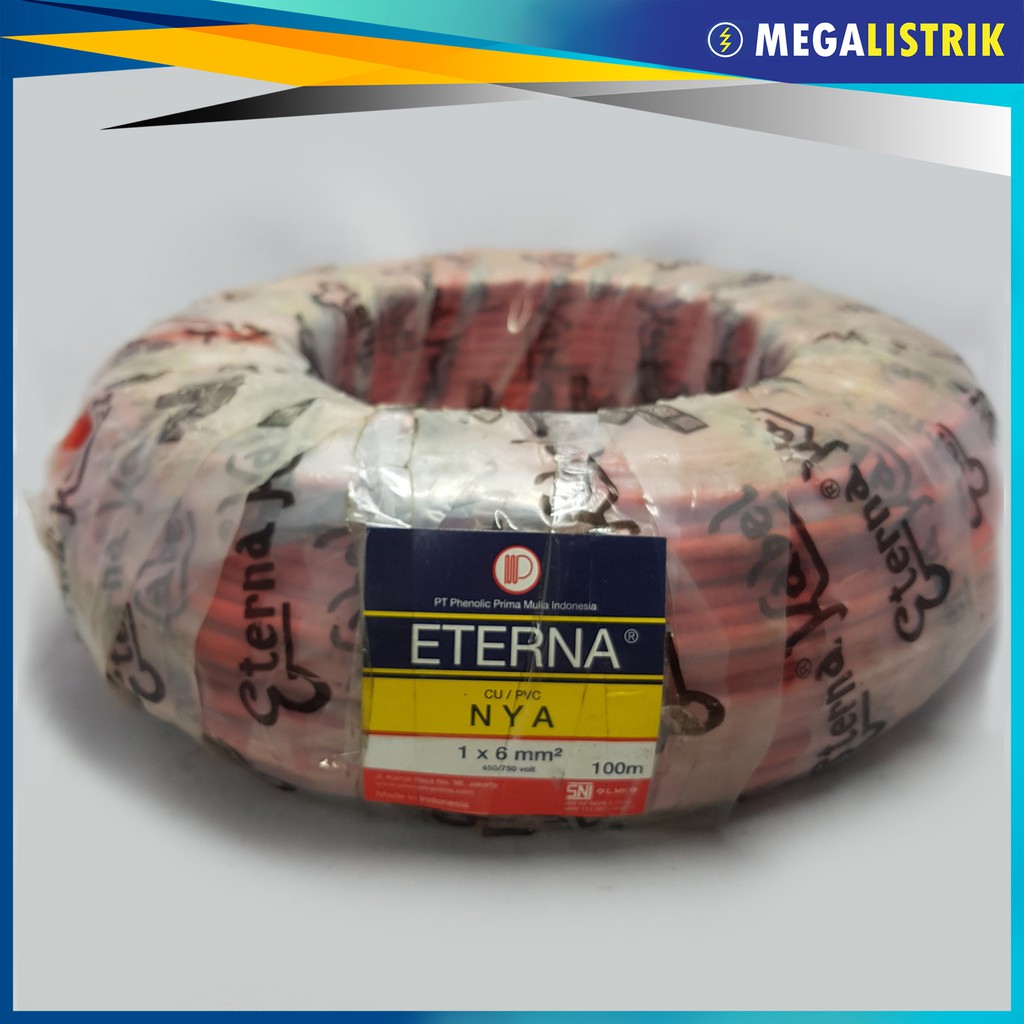 Jual Eterna Kabel Nya Mm Mm Kabel Listrik Kawat Engkel Tunggal