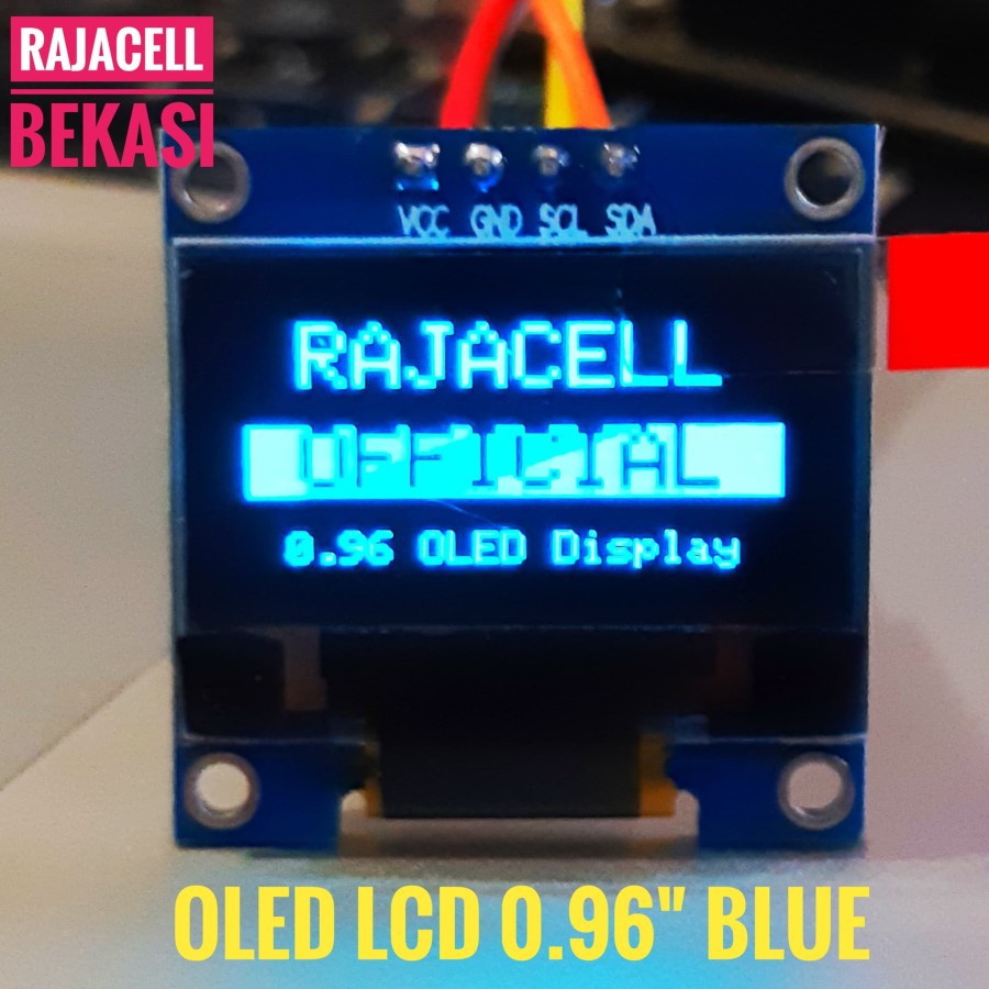 Jual LCD OLED 0.96" BLUE i2C Module for Arduino Display | Shopee Indonesia