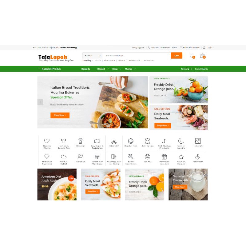 Jual Source Code Template Marketplace Pro | Shopee Indonesia