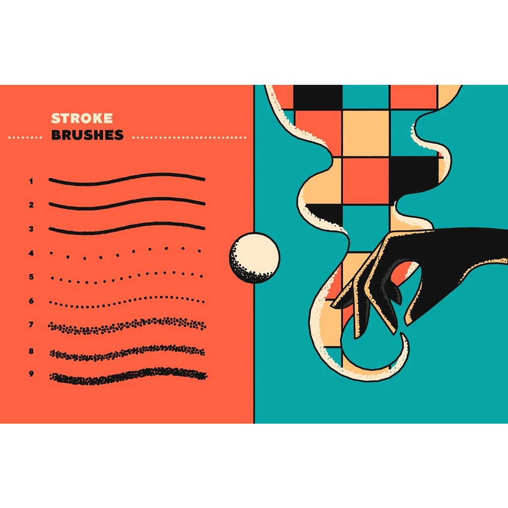 Jual Procreate Brush - Eclectica Stipple Brushes Studio | Shopee Indonesia