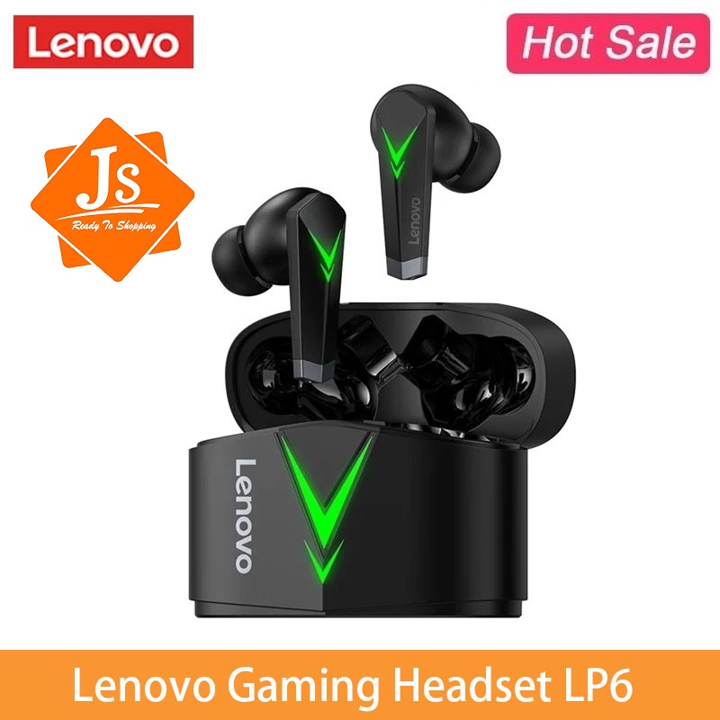 Jual Lenovo Lp6 Tws Gaming Earphone Bluetooth Wireless Headset Gaming Shopee Indonesia