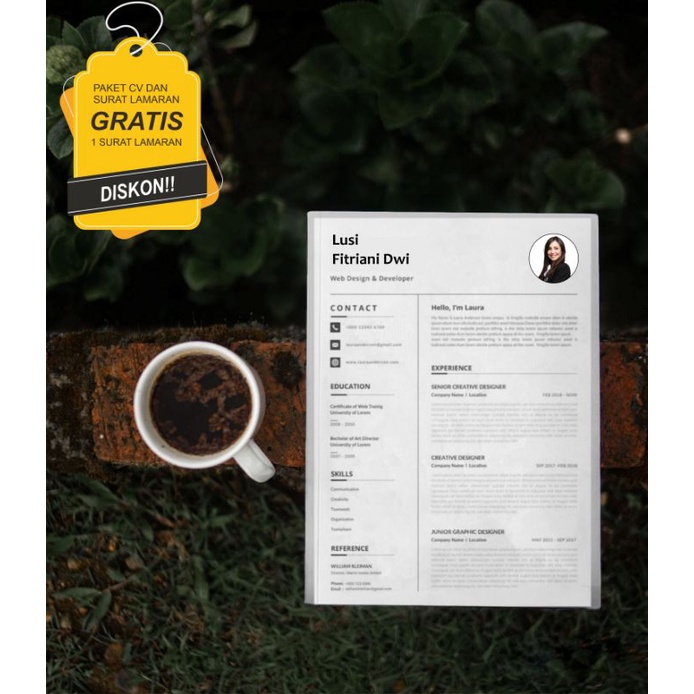 Jual CV ATS Friendly | Shopee Indonesia