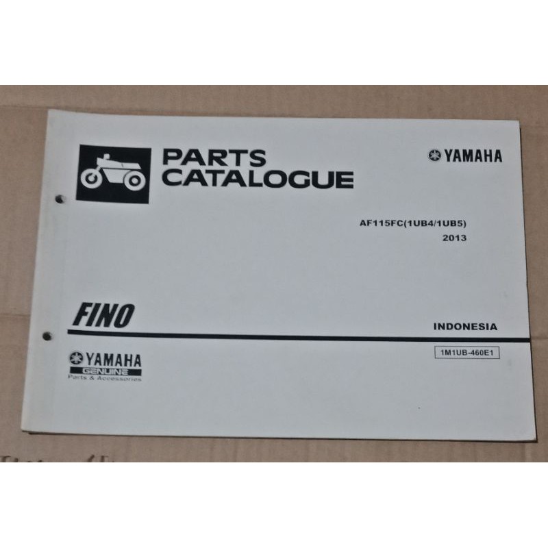 Jual Buku part katalog Parts part catalogue yamaha Fino copy original