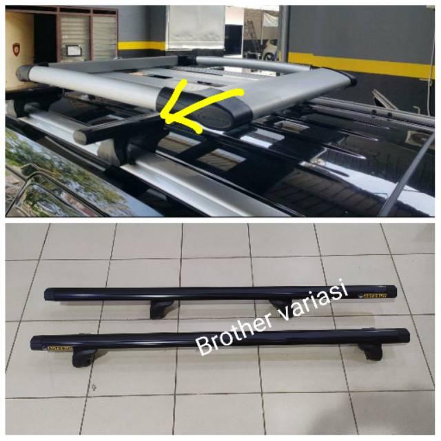 Jual kaki rack jepit roof rail all new pajero 2016 up | Shopee Indonesia