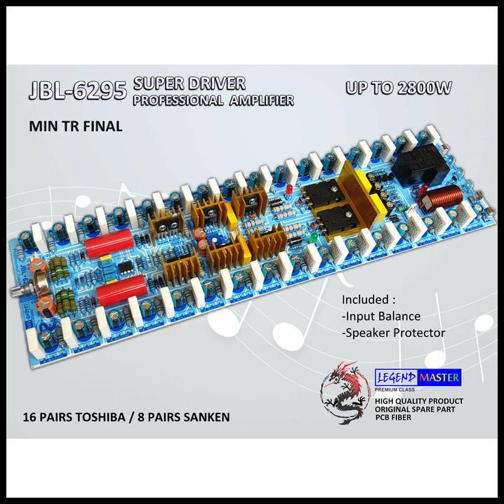 Jual Kit Driver Jbl 6295 Jbl6295 Jbl6295 Super Power Amplifier Tr