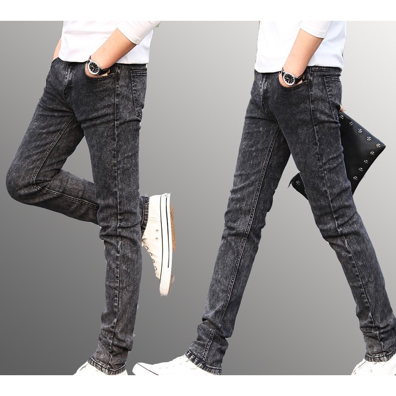 新品未開封 ♡ épine skinny denim baby pink（Celana Jeans