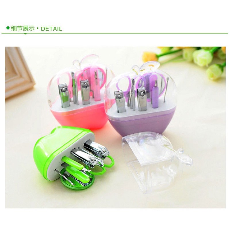 Jual Alat Perlengkapan Nail Art Manikur Pedikur 1 Set isi 9 pc Bentuk