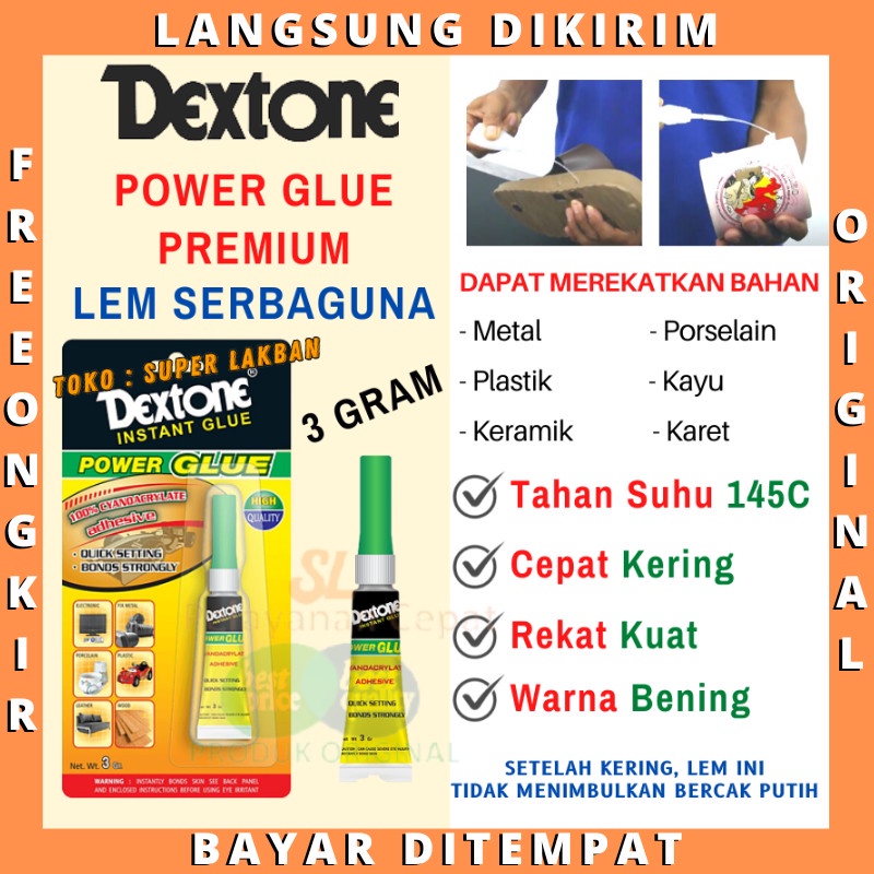 Jual Lem Super Glue Dextone Instant Glue Cyanoacrylate Made in