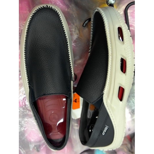 Jual TERLARIS Crocs Tideline Sport Leather Shopee Indonesia