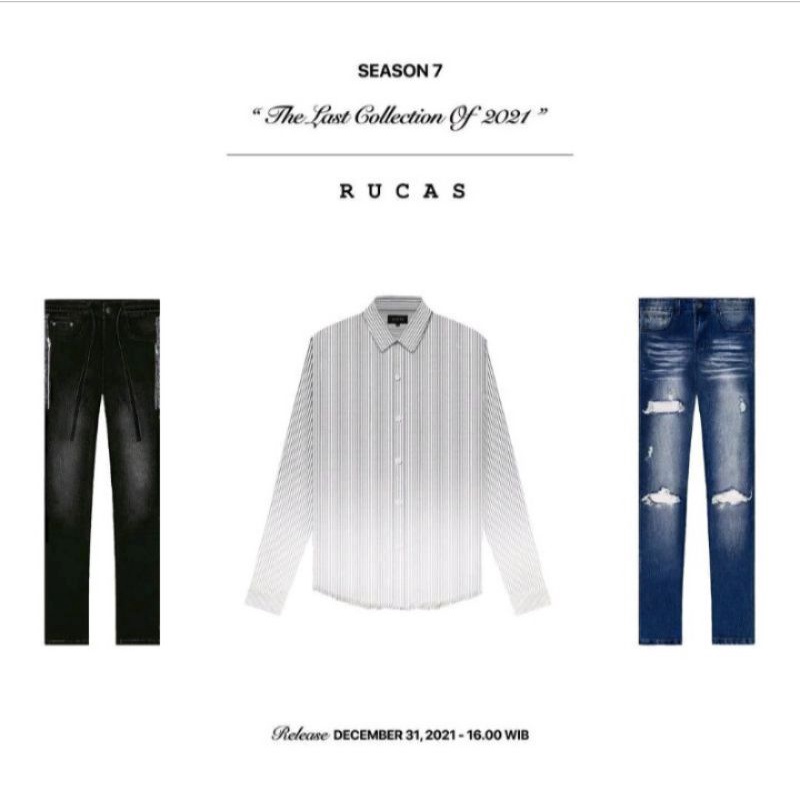Jual RUCAS SEASON 7 (PACIFIC BLUE JEANS, HERITAGE JEANS, GRADIENT ...