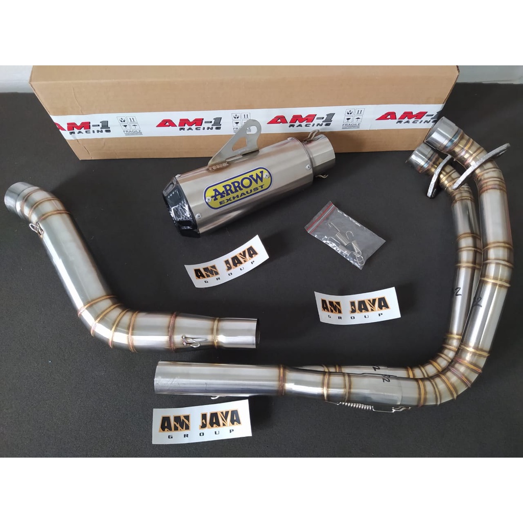 Jual Knalpot Racing Arrow Pro Race Short Yamaha R25 R 25 Mt25 Mt 25 ...