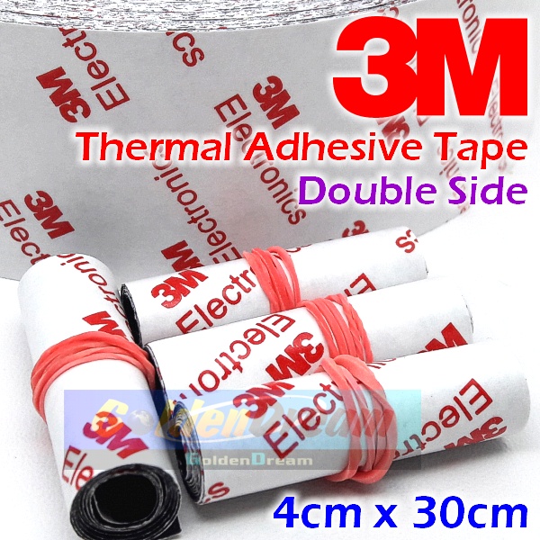 Jual Thermal Adhesive Tape 3M Double Side 9448A Sticker Heatsink Panas ...