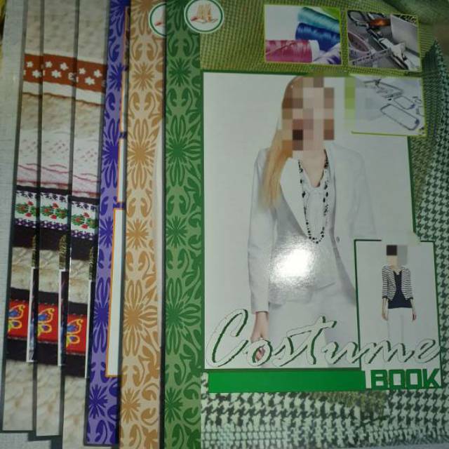 Jual Buku Pola Buku Kostum Costume Book Peralatan Menjahit Shopee