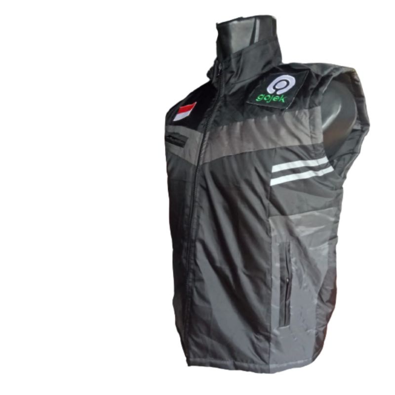 Jual Rompi Pria Driver Motor Gojek abu | Shopee Indonesia