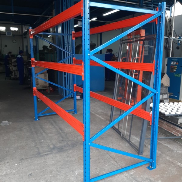 Jual Rak Pallet,Rak SPR,Rak Gudang Kapasitas 2 Ton Perlevel | Shopee ...
