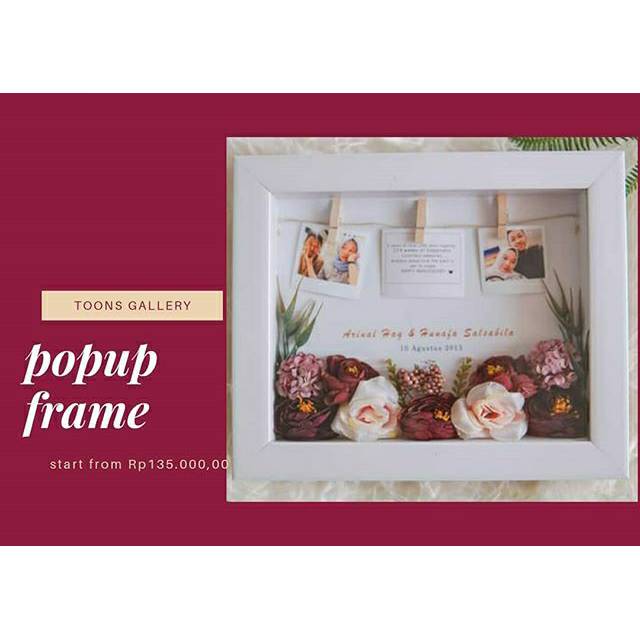 Jual KADO WISUDA ULTAH POPUP FRAME 10R | Shopee Indonesia