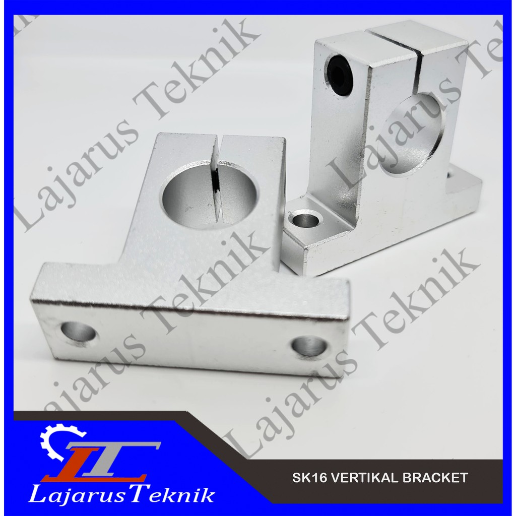 Jual SK16 / SK 16 vertikal bracket / linear rail shaft 16MM support XYZ ...