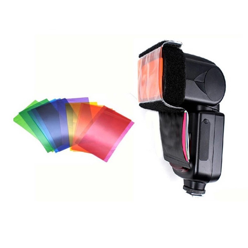 Jual Film Paper 12 Color Light Flash Camera Diffuser Filter - Kertas ...