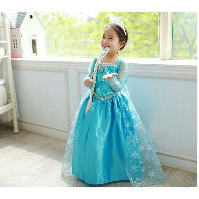 Jual Baju Princess Anak (Rapunzel Disney) A1992H Dress Atau Frozen Elsa ...