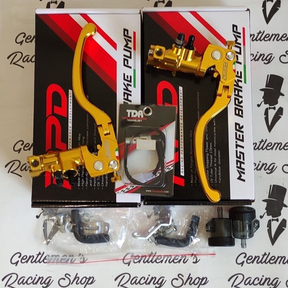 Jual Paket Master rem GOLD RPD 200 kanan/kiri Gold pcx-adv-nmax-xmax ...