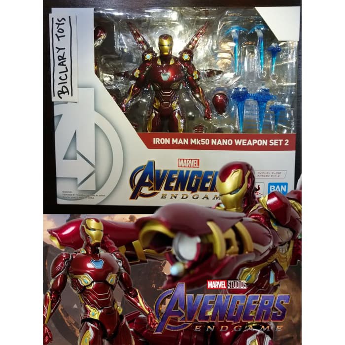 Jual ASLI ORI SHF Ironman Iron Man Mark 50 L Weapon Set 2 Avengers ...