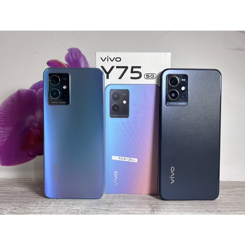 Jual VIVO Y75 5G 8/128 SECOND FULLSET | Shopee Indonesia