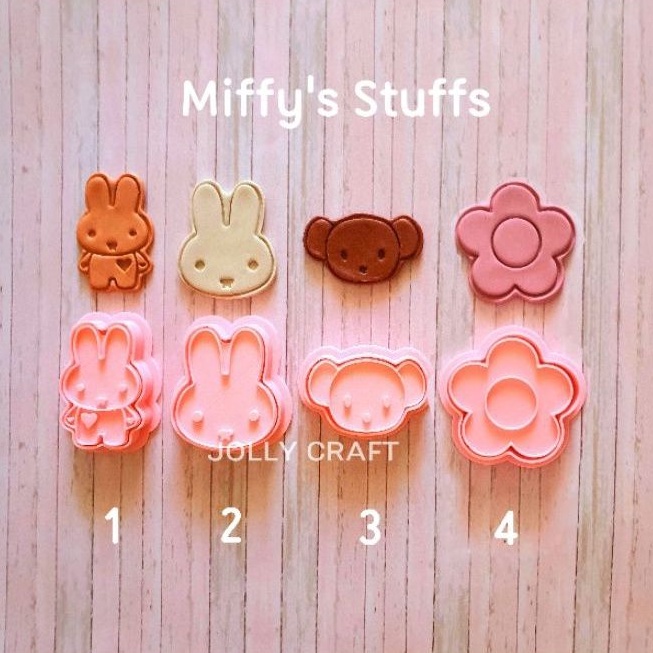Jual Cookie cutter MIFFY'S STUFFS 1-4 (pilih 1 motif) | Shopee Indonesia