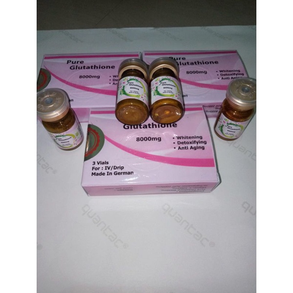 pure glutathione 8000mg Jual NEW PURE GLUTATHIONE 8000MG ORIGINAL HOLOGRAM 100%