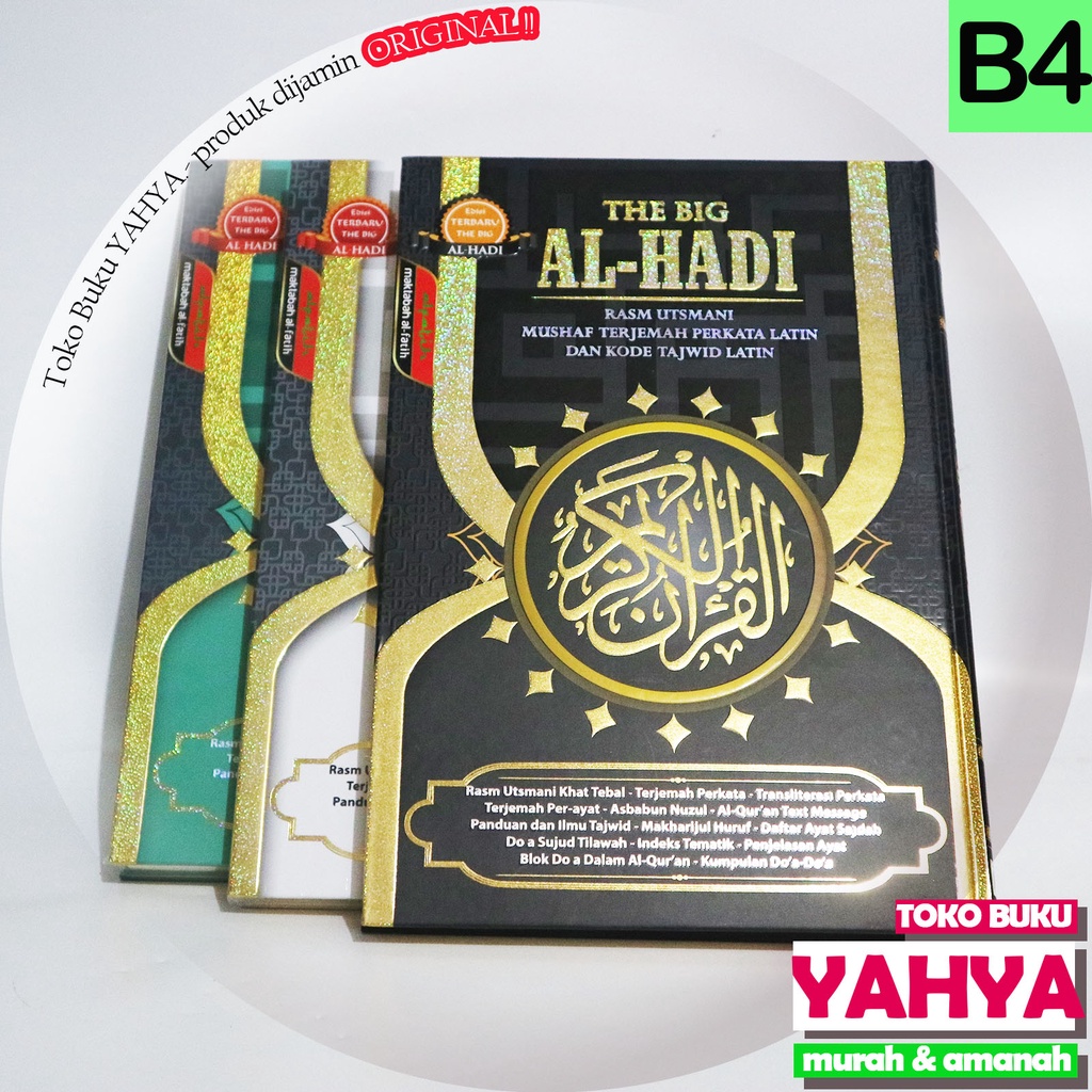 Jual Al Quran Besar Jumbo Utsmani Terjemah Perkata Latin The Big Al Hadi B Maktabah Al