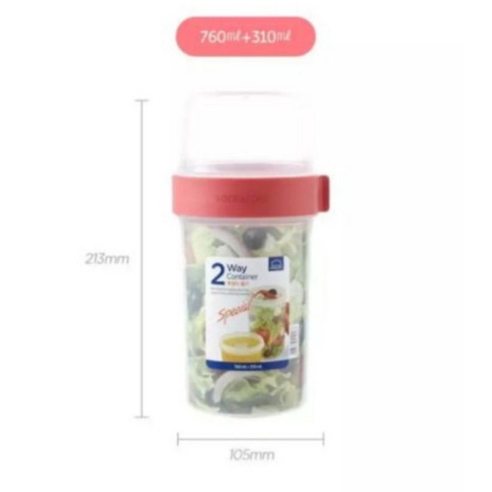 Jual Lock&Lock 2 way container 760ml+310ml Shopee Indonesia