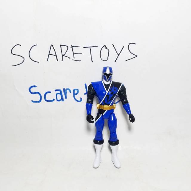 Jual Power Rangers Ninja Steel Biru Blue Ranger Action Hero - Sentai ...