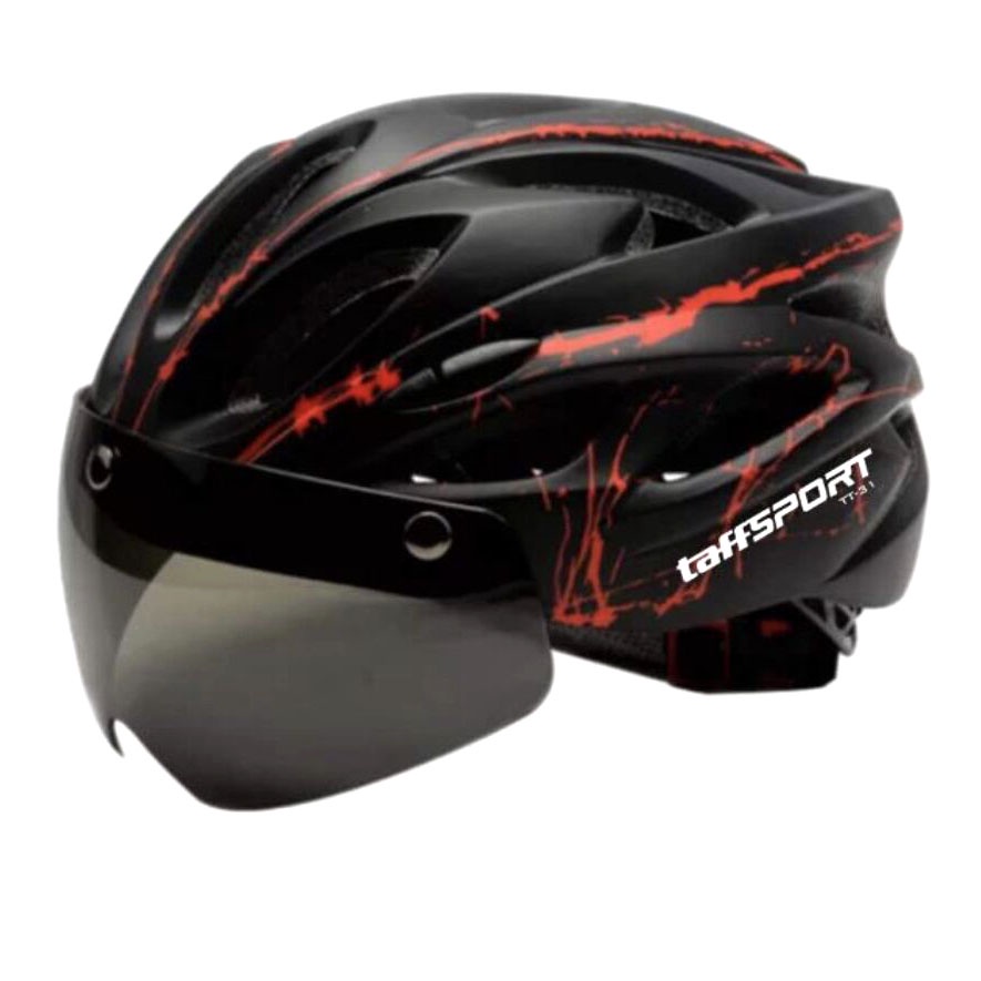 Jual Taffsport Helm Sepeda Cycling Helmet Eps Foam Pvc Shell Shopee