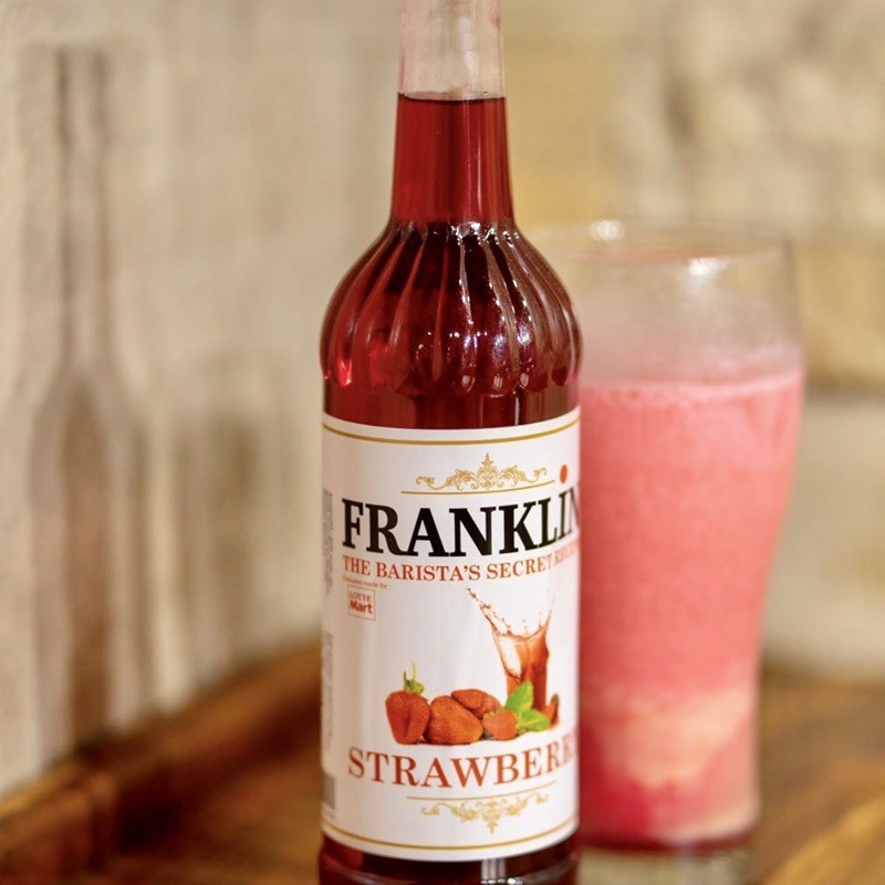 Jual Franklin Syrup Rasa Strawberry | Shopee Indonesia