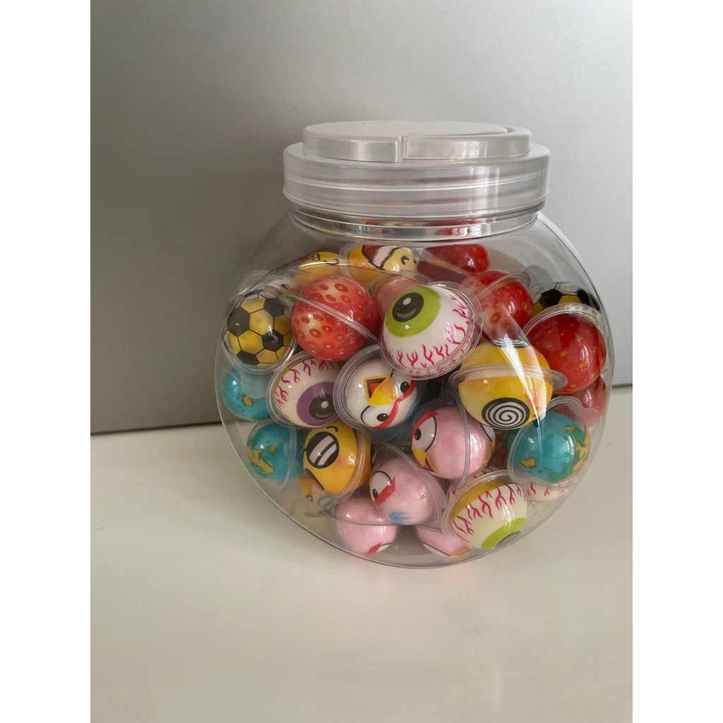 Jual Permen Karet Viral Bola Dunia - Permen tik tok Bubble gum ball ...