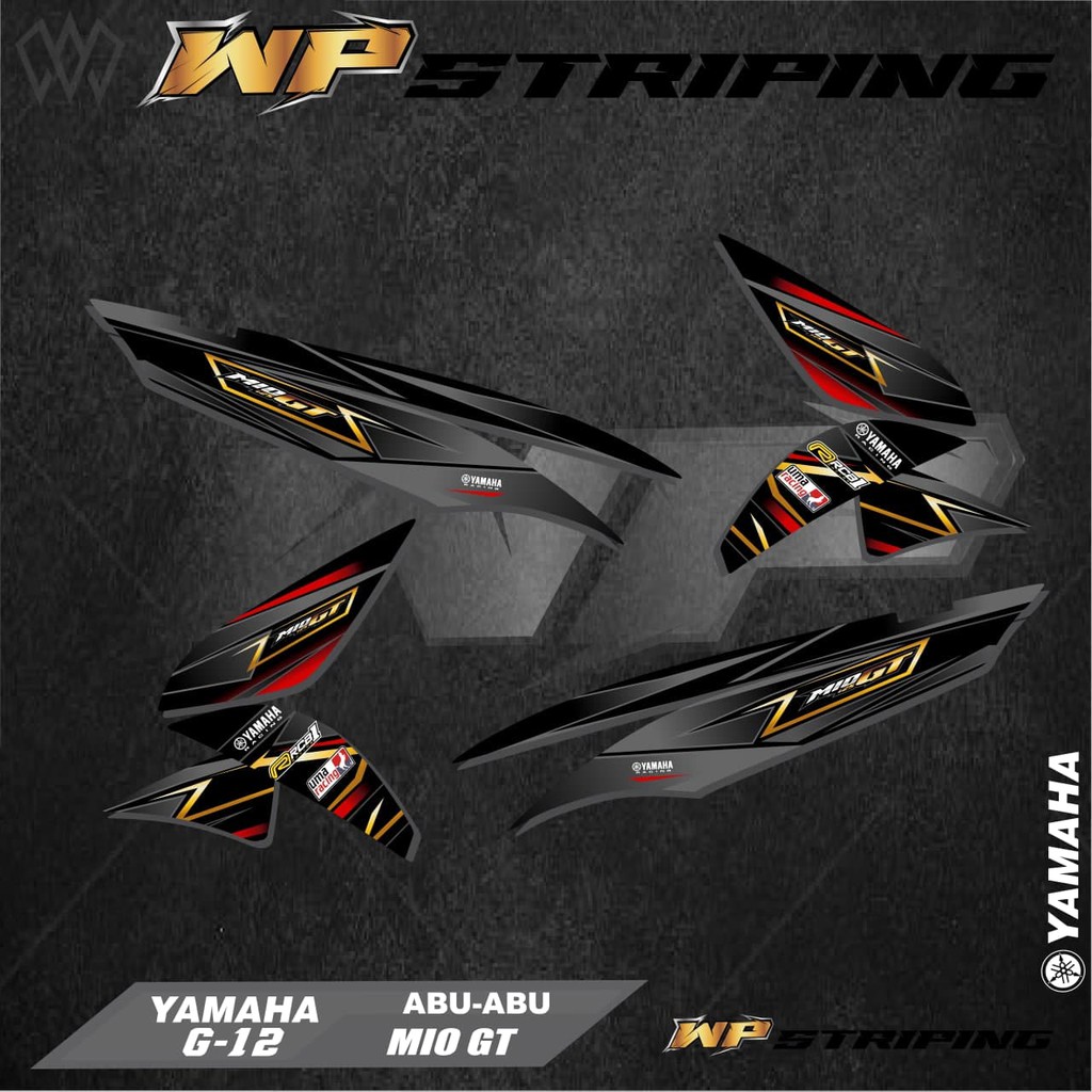 Jual Stiker Striping MIO GT/Sticker Variasi List Skotlet Motor Yamaha ...