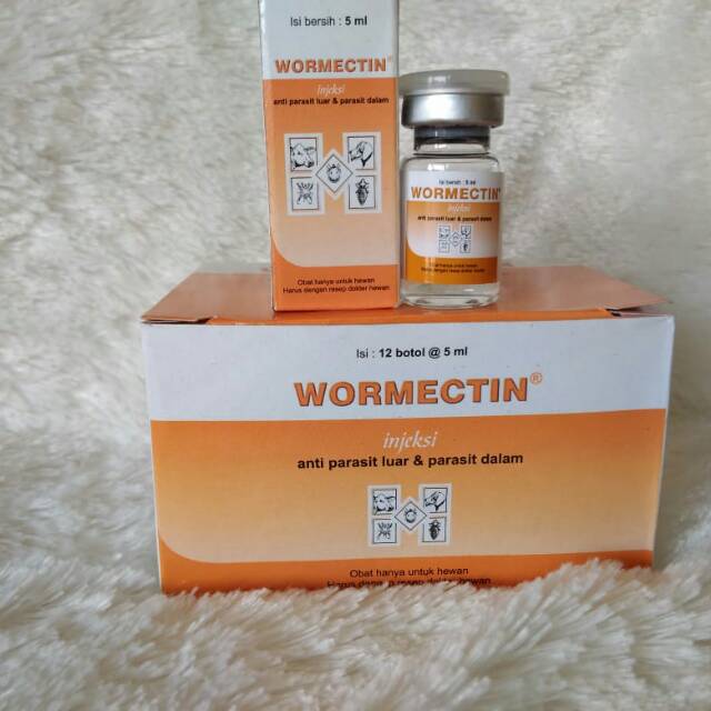 Jual Wormectin 5ml, untuk gatal kelinci akibat kutu serupa ivomec ...