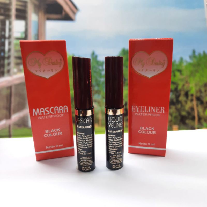 Jual MASCARA DAN EYELINER MY DARLING WATERPROOF Shopee Indonesia