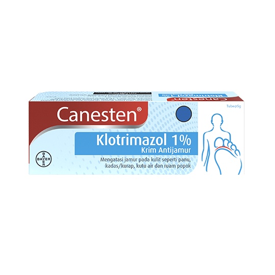 Jual CANESTEN CREAM CANESTEN KRIM 5 GRAM OBAT JAMUR KULIT DAN KUTU