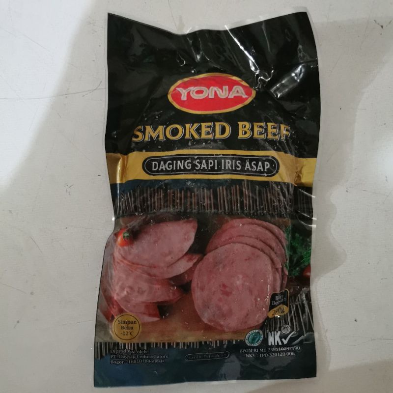 Jual Yona Smoked Beef Daging Sapi Iris Asap 250gr Shopee Indonesia