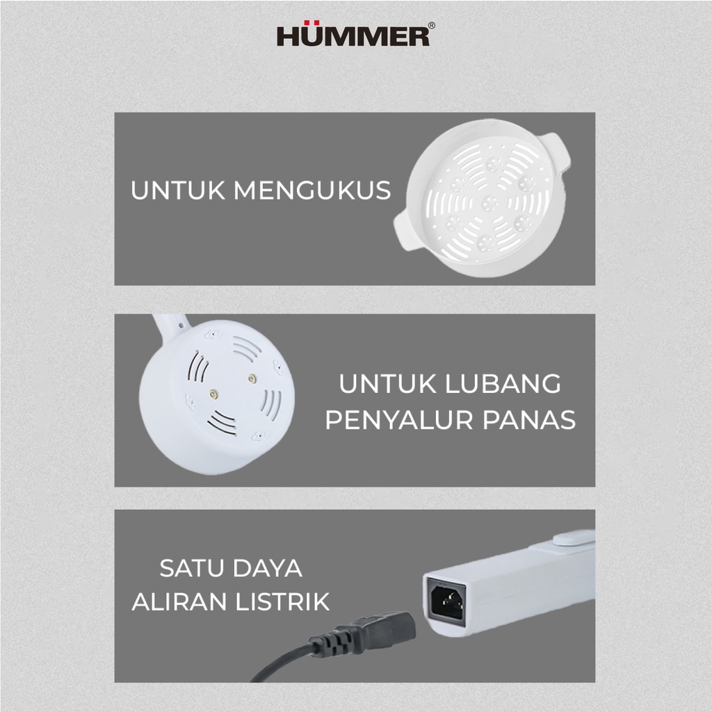 Jual Hummer Kitchen - Panci Listrik Multifungsi + Kukusan Steam ...